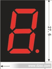 led数码管 0.8一位